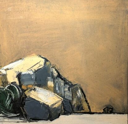 'Dumbarton Rock #2' oil painting by Sam Cartman